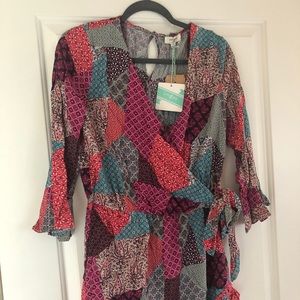 NWT Paisley Multi-Colored Romper!